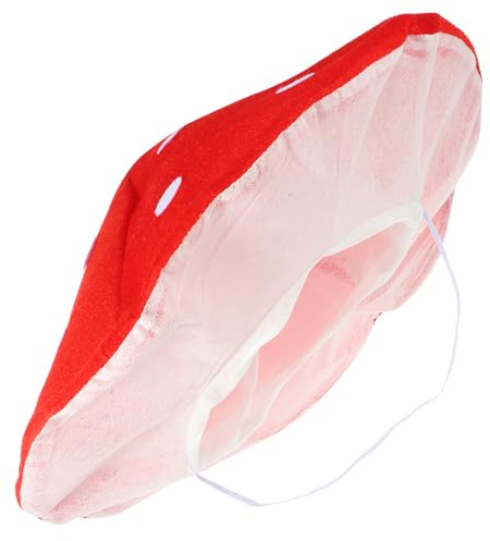 JOINPAYA chapeau de fête costumé casquette homme humour chapeau champignon Joli bob drôle fou déguisement cosplay adulte de costume de fête chiffon rouge