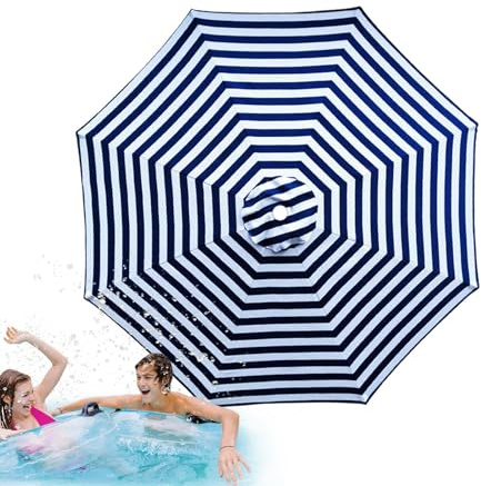 Replacement Umbrella Canopy - Outdoor Canopies Replacement - UPF 50+ Protection Garden Umbrella Cover Replacing Solution for Women Men Youth