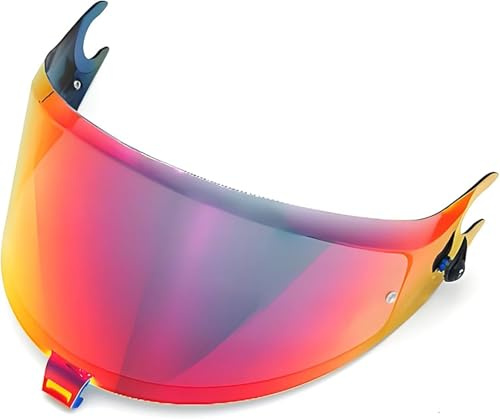 HYLGY Visiere Casque Moto pour Shark Spartan GT, Protection UV, Visière Teintée Anti-Rayures de Remplacement, Lentille de Protection de Style,Normal-B Golden Red