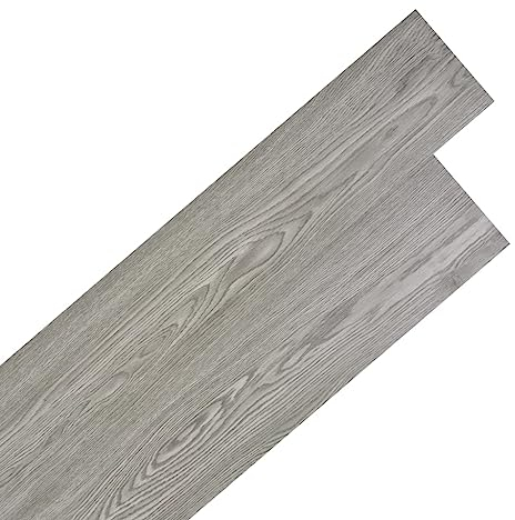 vidaXL PVC Laminat Dielen 5,02m² 2mm Selbstklebend Dunkelgrau Vinyl Bodenbelag