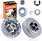 Mtanlo .325-7T Clutch Drum Spur Sprocket Cover Kit for Stihl MS180 MS250 MS231 MS251 MS241 MS231C MS241C MS251C Chainsaw 1143 640 2002,Sprocket Clutch Drum Kit with Needle Bearing E-Clip
