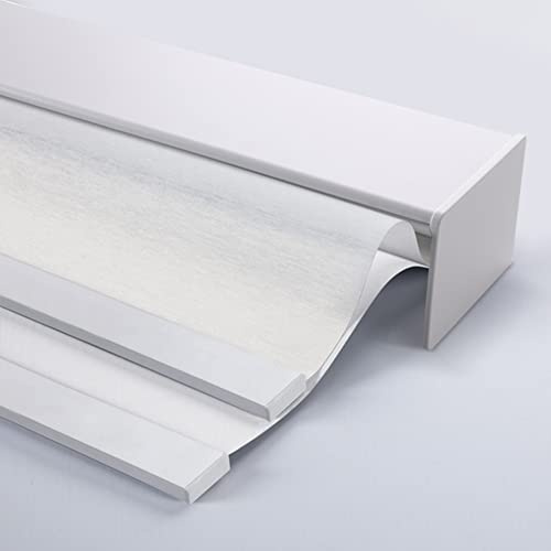 Zshine Day and Night Dual Layers Manual Safe Cordless Roller Blinds Shades with Valance Suitable for Home, Office, Hotel, Club, Restaurant(White 82010G)