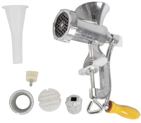 Manual Meat Grinder, Meat Grinding Machine Hand Sausage Stuffer Hand Crank Meat Grinder Meat Mixer for Sausage Kitchen Tools Grinder