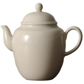 SOBOLON Hervidor de Viaje Tetera de cerámica Blanca Antigua Tetera de Hielo for el hogar Tetera de cerámica con Filtro Tetera de Kung fu Cafetera de Leche Simple Tetera Verde