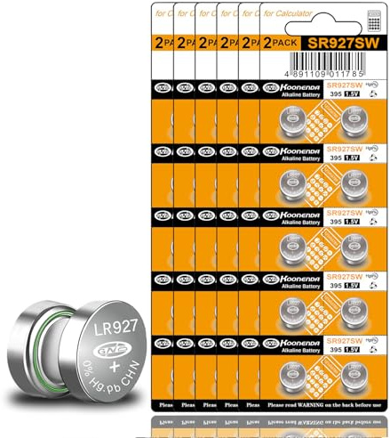Lot de 60 piles bouton alcalines LR927 AG7 SR929SW 395 399 1,5 V pour montre