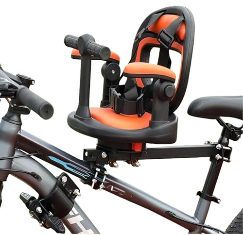 SAYEYBU Fahrrad-Kindersitz FüR Vorne, Faltbarer Und Abnehmbarer Kinder-Fahrradsitz, FüR Kinder Von 6 Monaten Bis 8 Jahren, Universeller, Tragbarer Fahrrad-Kindersitz FüR Vorne,02