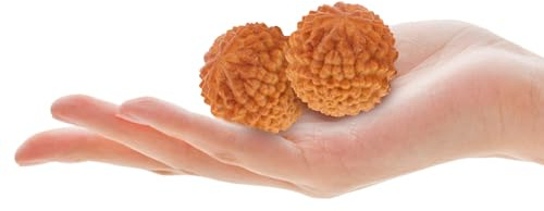 ibasenice Handmassagebälle Dekorativ und Ergonomisch Geformt Durianförmige 2 Stück für Handübungen und Entspannung zu Hause