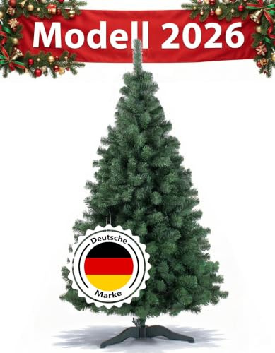 DecoKing Künstlicher Weihnachtsbaum 180 cm TESTSIEGER Naturgetreu