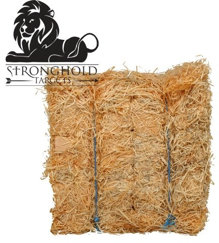 Stronghold Holzwolleballen | Größe: 40 x 48 x 50 cm - 10 kg; Ziel bei Bogensport mit Pfeil und Bogen, Zielscheibe, Ballen