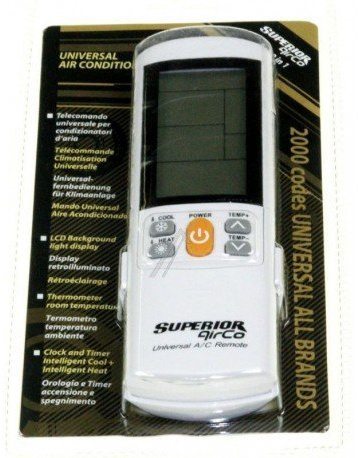 Superior Airco Plus, Mando a distancia universal para aire acondicionado