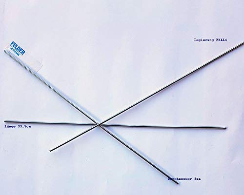 PROFILOT - Aluminium Alulöten Reparatur Lot Alu Löten Alulot Löten Reibelot 3mm Stärke - 1000mm Länge - Lötzinn ZnAL4 von Felder®