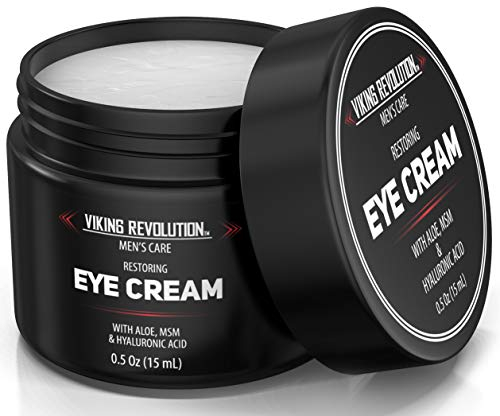 Natural Eye Cream for Men Riduce Borse sotto gli Occhi e Zampe di Gallina - Trattamento Naturale Antietà, Riduce Occhiaie, Gonfiori e Rughe - 15ml