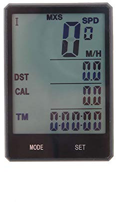 YMZ Bicycle Stopwatch Waterproof Odometer Riding Stopwatch Wireless Stopwatch Bicycle Accessories Cycle Computers with Bracket