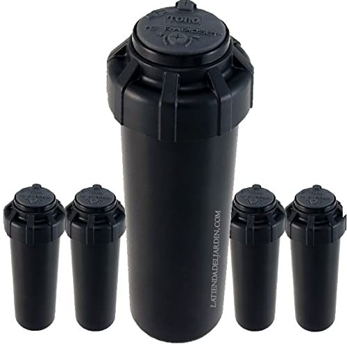 Suinga Pack mit 5 Turbinen-Rasensprengern T5T RS. Reichweite 7,6 bis 15,2 Meter. Weibliches Gewinde 3/4, Verstellbarer Winkel