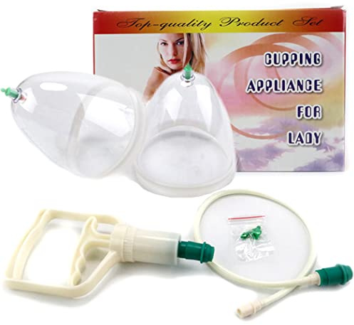 Frauen Brustpumpe Sex Saugglocke Brustsauger Milchpumpen Für Größere Brüste, Vakuum Milchpumpe Nippelstimulator Mit 2X Saugnapf & Handpumpe, Physisches Brustmassagegerät Sexspielzeug,A cup