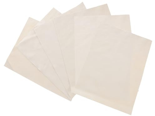 EXCEART Pre-Cut Clay Pottery Tools Chamois Cloth for Trimming and Smoothing Ceramic Craft - 6 Absorbent Sheets 8.07 X 5.90 Inches Durable Soft Chamois for Pottery
