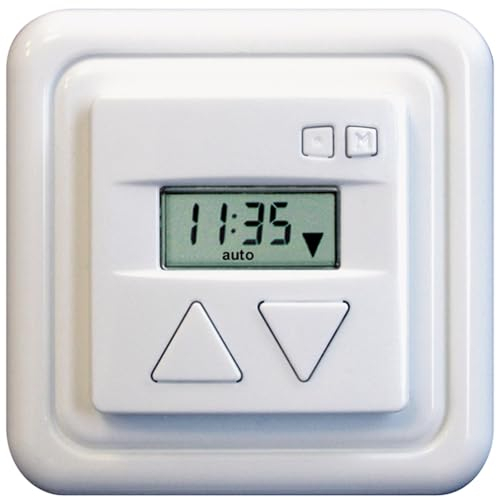 Inprojal Duomatic 50 RZ Rolladensteuerung Zeitschaltuhr UP 7082/50RZ Jalousieschalter Weiß