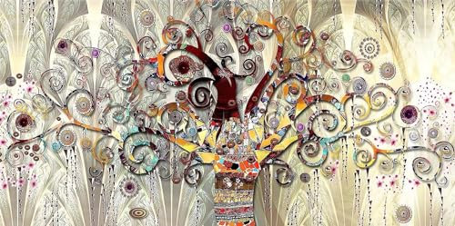 5D DIY Diamond Painting, Abstrakt Diamond Painting XXL Erwachsene Groß 100x233cm, Diamond Art Kunst Diamant Painting Bilder Kinder Anfänger, Dimondpaintin Crystal Arts, Geschenke für Frauen, Wand Deko