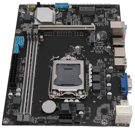 Bewinner Carte Mère H310M K, Carte Mère DDR4 M ATX LGA 1151 - Ports NVME M.2 USB3.0 SATA3.0, Gigabit Ethernet pour Les Jeux de Conception de Bureau à Domicile