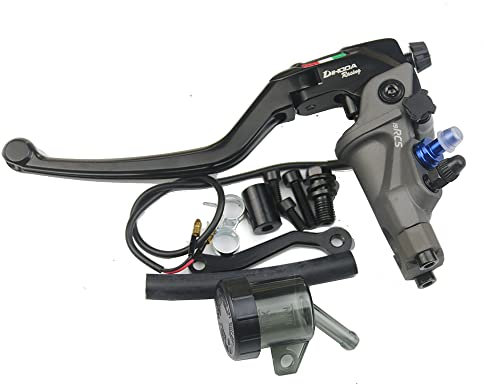 LIUCHUCHU Kupplungshebel Radiale Montagebremskupplungspumpe Kabelkupplung geschmiedetem Aluminium-Hauptzylinder Bremshebel Motorrad(L Hydraulic Clutch)