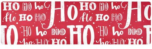 ZRWLUCKY Hohoho - Sottopentola antiscivolo per piatti caldi, per cucina, resistente al calore e runner da tavola da esterno, impermeabile, per piatti caldi, 90 x 30 cm