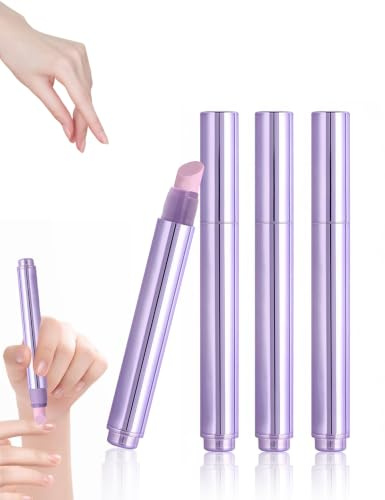 Cryptisg 3 delar Cuticle Oil Pencil, 3-i-1 stylografisk nagelvård, nageloljepenna, 3-i-1 nagelolja för reparation av torra spruckna styvföräldrar