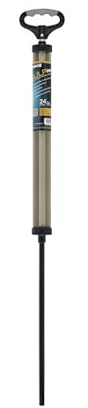 Underhill Big Gulp Pro Syringe Siphon Suction Water Pump 24 Inch Length with 17 Inch Discharge Tube, For Fluid Transfer, Water Removal, A-G12S-C