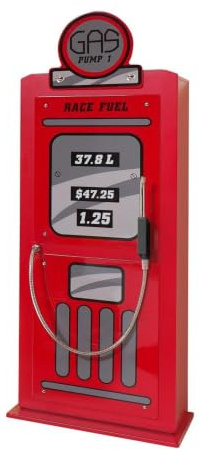 Vipack 'Autobett scgtcr Gas Pump Schrank MDF Rot 54 x 40 x 141 cm