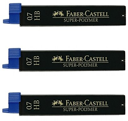 Faber-Castell 0,7 mm HB Super-Polymer-Fineline (3 Packungen à 12 Stück)