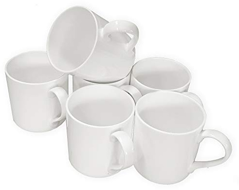 Coralgraph Inc Set of 6 Small Balmoral Bone China Mugs Cups Gift Boxed