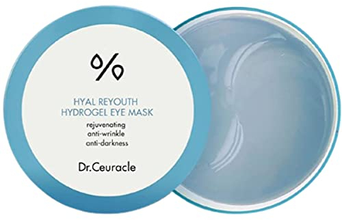 Dr.Ceuracle Hyal Reyouth Hydrogel Eye Mask Patch - Patch coreane sotto gli occhi per rivitalizzare, curare le rughe, effetto luminoso e rassodante (60 cerotti)
