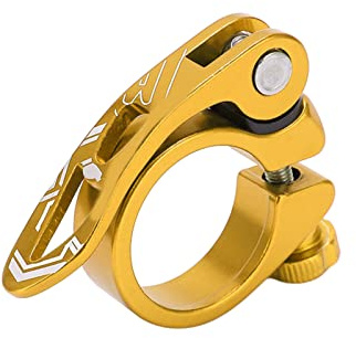 SUNGOOYUE Bicycle Seatpost Clamp, 31.8mm Seat Post Clamp Quick Release Bicycle Seatpost Clamp for MTB Road Bike
