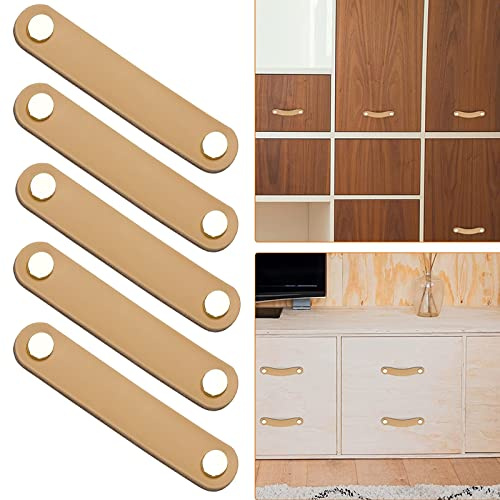 YUforest 5 Stück Schubladengriffe Modern Handgemachte Möbelgriff Schrankgriffe für Schränke, Kleiderschrank, Schublade, Küche und Tür, Verbessern das Aussehen von Möbeln Lieferung mit Schrauben