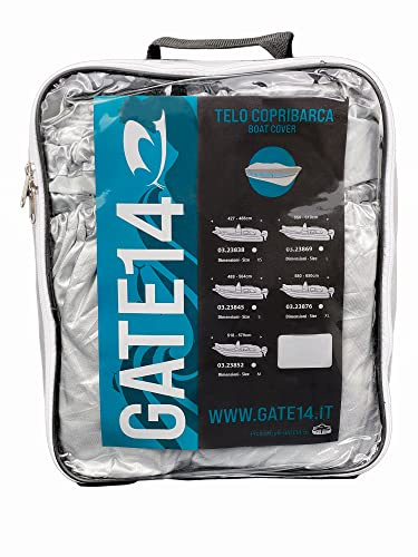 GATE14® Telo Copertura Barca Impermeabile in Poliestere 210 D Anti-UV Taglia L
