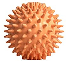 Igel Massageball Faszienball Muskelentspannung Massagestab Schulter Nacken Bein Sohle (Orange)
