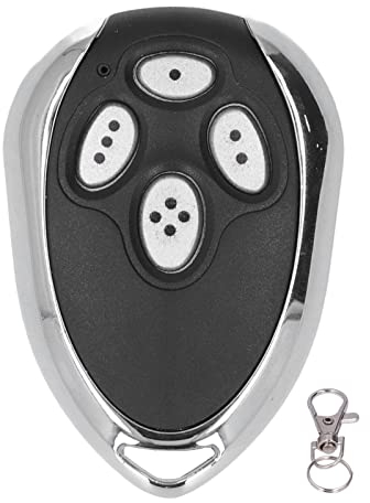 Télécommande Rolling Code pour Porte de Garage 100m Portée 4 Boutons Métal Universelle Compatible Volets Roulants avec Technologie Sécurisée Anti-Interception