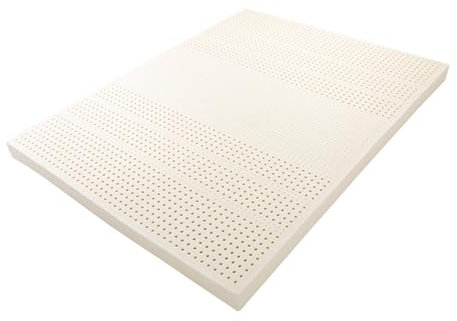 Matratze aus 100 % Naturlatex, Kompressions- und verformungsresistent, Waben-Porenbelüftung für weichen und bequemen Schlaf, 75 cm, 80 x 190 cm, Latex-Matratze