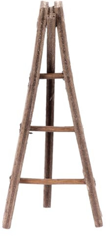 Dreibeinleiter, Holz, Krippenzubehör, neapolitanischer Stil, für 4-6 cm Krippe, 10x5x5 cm