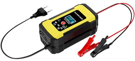 Cargador de Conservación de Batería de Coche 12V, Cargador de Mantenimiento de Batería de Motocicleta, Reparación de Batería de Coche 12V6A, Cargador Automático | Accesorios de Batería de Coche
