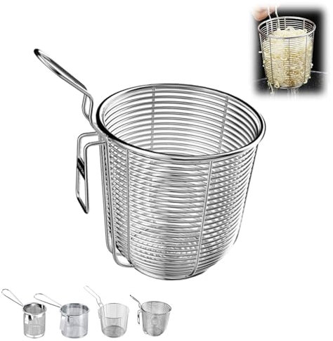 Generico Cestello per Pasta in Acciaio Inox,Divisorio per Cottura,Cestello per Pasta separata,Mestolo per Spaghetti,Cestello Separato per Pentola Ideale per Scolare Spaghetti e Noodles Set