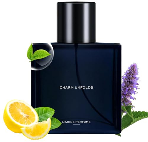 Colonia Per Uomo Ambra Legnosa Spray EDT Naturale Per Pelle Capelli Abiti | 50ml Muschio Marino Spray Colonia Corpo Pelle Capelli Abiti Affari San Matrimonio Quotidiano Compleanno Vacanza Via