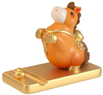 Supporto per telefono da scrivania, decorazione per cellulare a forma di cavallo, per ragazze, adolescenti, bambini, donne, tablet, casa, ufficio, toeletta, calza di Natale