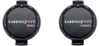 Cardiosport Solo Geschwindigkeit und Trittfrequenz Sensor, Bluetooth & ANT+, fur iPhone, Android, fahrradcomputer