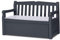 Koll Living Garden Gartenbank - anthrazit - Kissenbox mit Stauraum - 265 Liter Raumvolumen - ca. 220 kg Deckelbelastung