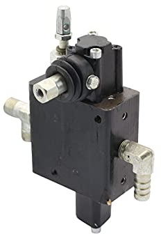 SECURA Hydraulisches Steuergerät Steuerventil kompatibel mit Timberboss VLS6T-01S-3E Holzspalter