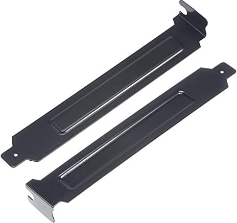 sourcing map PCI Slot Covers with Screws for PC Case Dustproof Black 5pcs