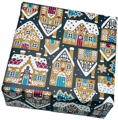 Arkamii Papier cadeau Motif Noël 3 feuilles Grand format 86 x 64 cm (NC8)