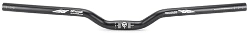 GEWAGE 25.4 mm Fahrradlenker – 30 mm, 50 mm, 70 mm, 90 mm, 120 mm Riser Lenker – 620 mm Mountainbike Fahrradlenker aus Aluminiumlegierung (30mm Erheben)