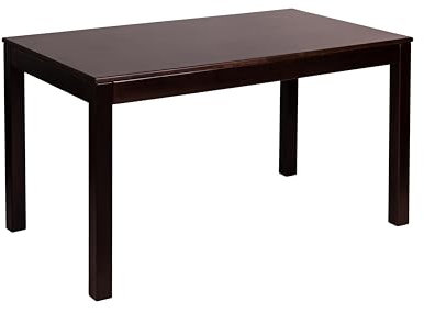 Krok Wood Esstisch Bonn aus Massivholz, Farbe Dunkle Eiche (Buche, 140x90x75 cm)