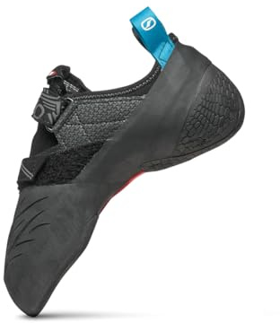 SCARPA Drago XT Rock Climbing & Bouldering Shoes - Specialized Performance for Sensitivity, Black/Iron, 7.5 Women/6.5 Men
